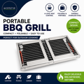 Small Portable Bbq Charcoal Grill Mini Folding Barbecue 4 Heat 2.6x21.5x43cm