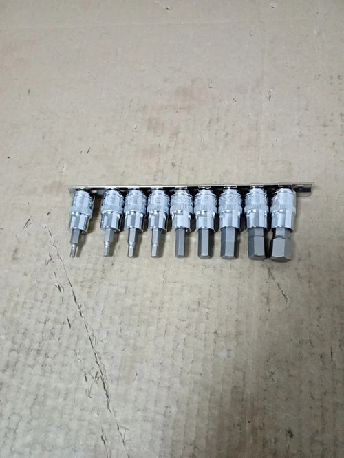 10pc Metric Hex Bit Socket Set 1/2in Drive Allen Key Socket New