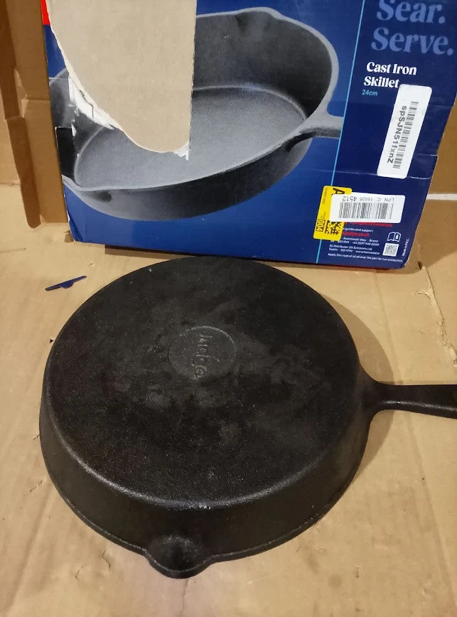 Judge Speciality Cookware Skillet Solid Cast Iron Frying Pan 24cm Induction
