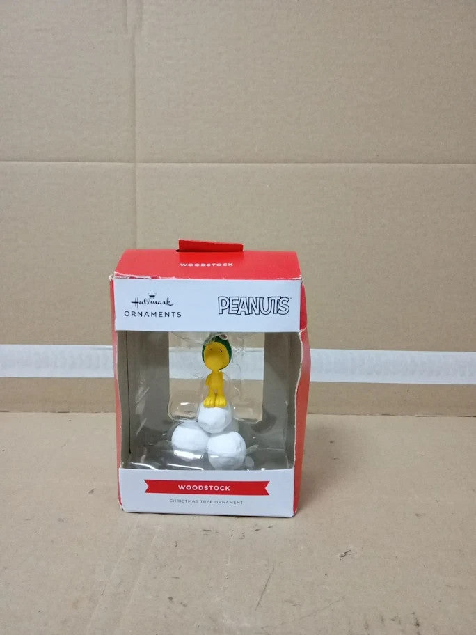 Hallmark Woodstock Hanging Christmas Ornament Peanuts Comics Resin Tree New