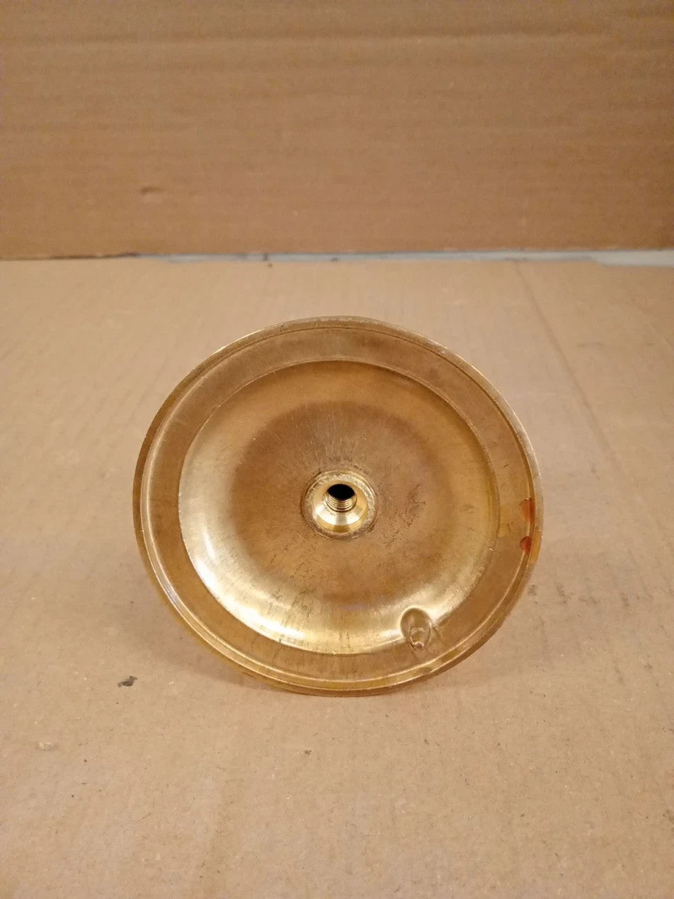MICEL 10009 Smooth Knob Entrance Doors Round Polished Brass Finish 70mm