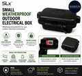 SLx Small Weatherproof Outdoor Electrical Box Lights Extension 29.5x11x15.5cm