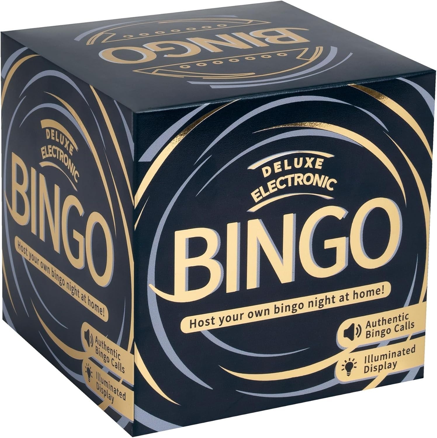 Ideal Deluxe Electronic Bingo Game Host Bingo Night Home 3+ Players 4+ New