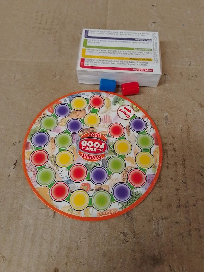 Drumond Park Logo Best Of Food Board Game Memory Puzzle For 2 Players 12+