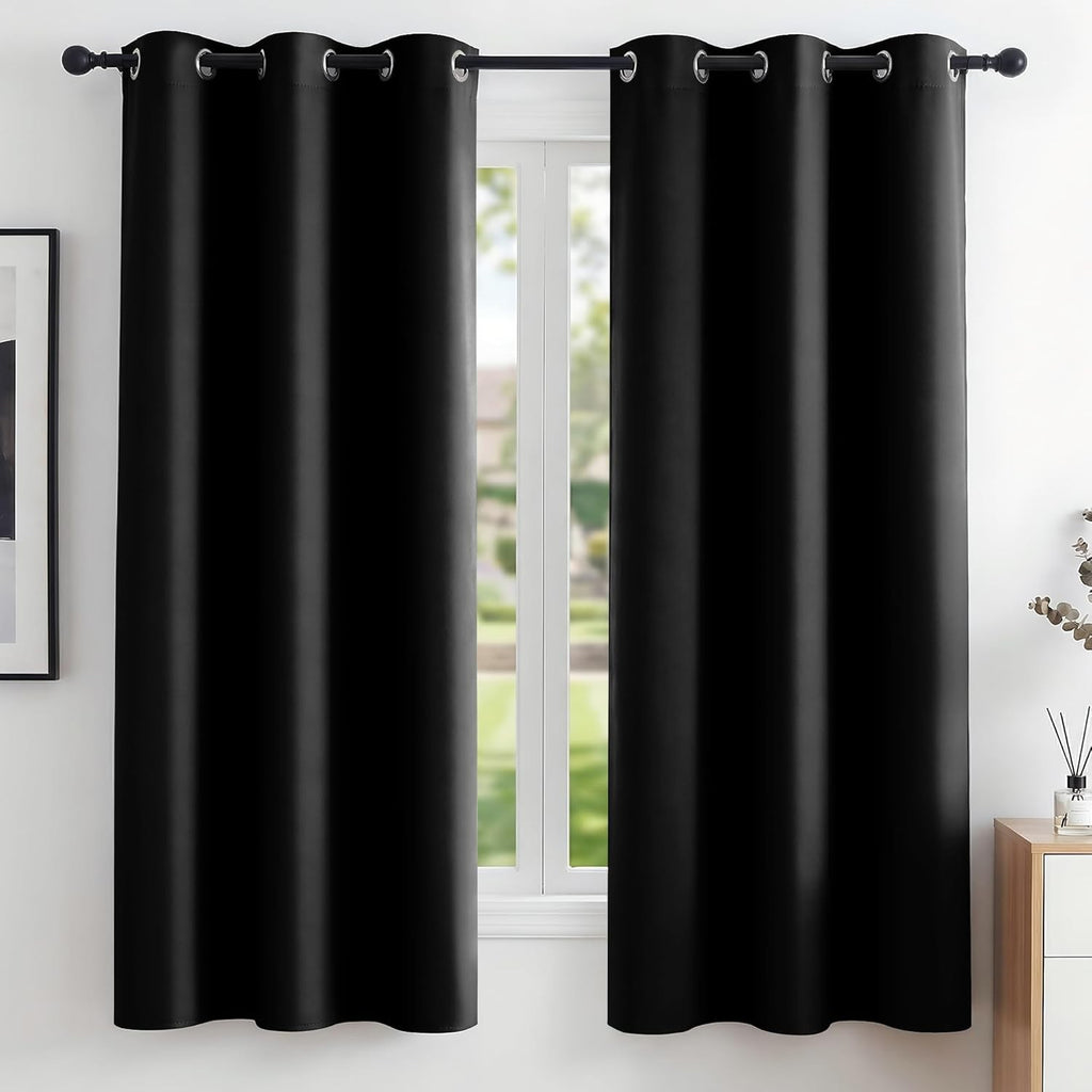 Deconovo Functional Ring Top Curtains Eyelet Blackout Thermal Insulated New