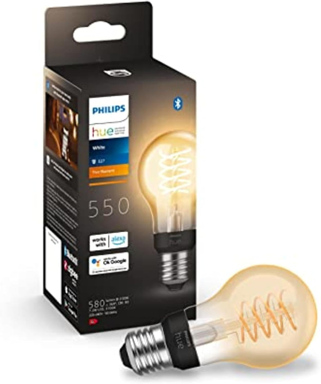 Philips Hue White Filament A60 Smart Light Bulb E27 Edison Screw 7W New