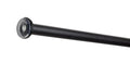 Argos Home 105 194cm Telescopic Shower Rail Black Adjustable Shower Curtain Pole
