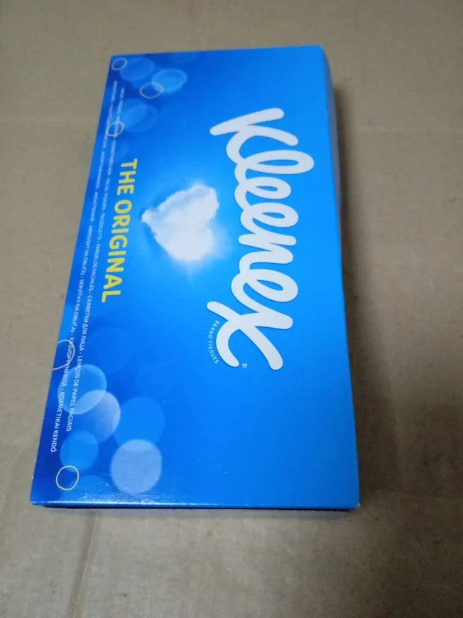 Kleenex Tissues Original Ultra Soft Single Box 72 Sheets 3 Ply New