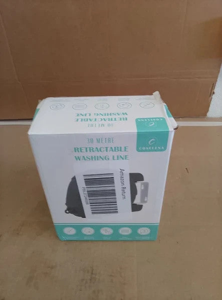 Coselena 30m Retractable Washing Heavy Duty Twin Clothes Line Hook New