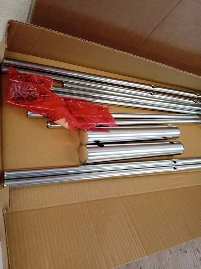 Argos Home Traditional 5 Tier Freestanding Towel Rail 81x60x29.5cm Chrome New