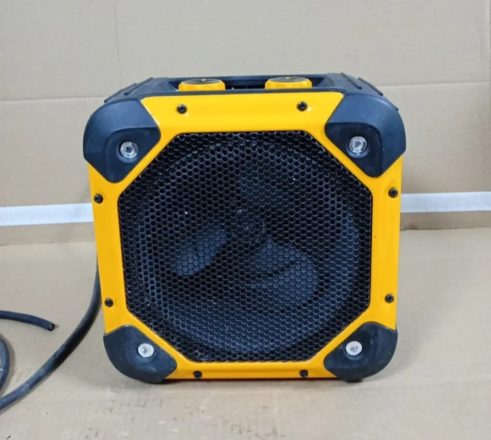 Dimplex RUG3TS 3kW Fan Heater Cooling Workshop Black Yellow Design Heavy Duty