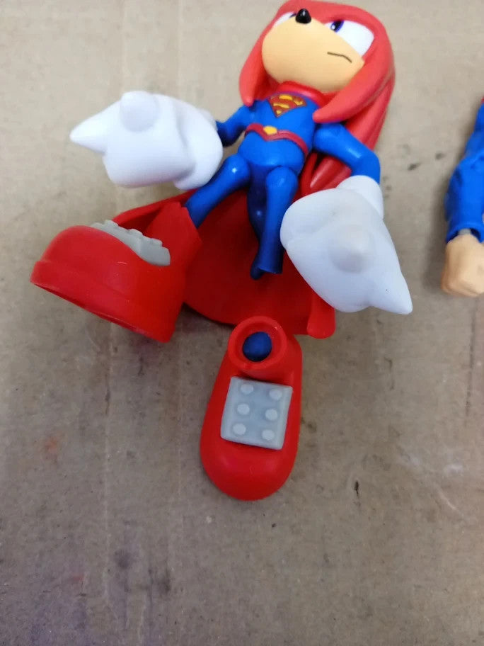 DC Sonic Knuckles Superman Action Figure Multipack Officially Jakks Pacific