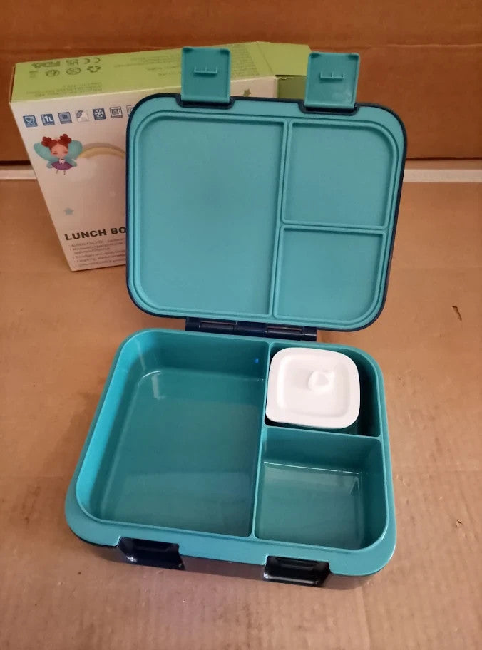 Hombrima Lunch Boxes Bento Food Storage Container Multi Compartments New