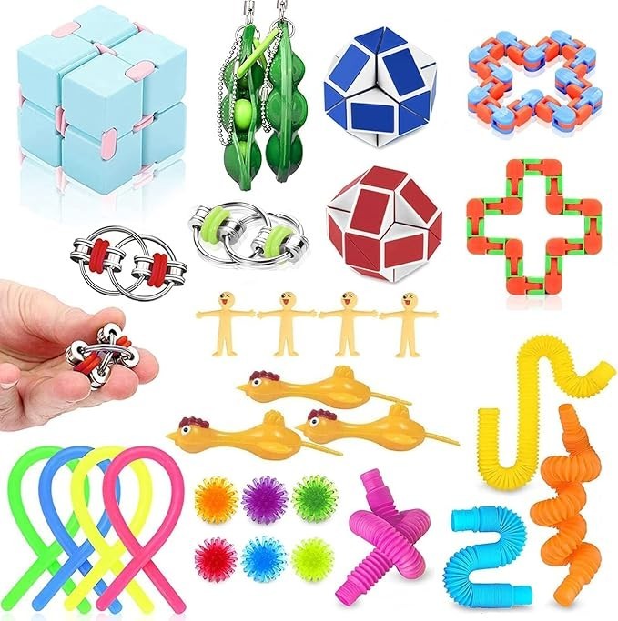 Nestling Fidget Toys Kids Adults Sensory Stress Reliever Anxiety Relief 3+ New