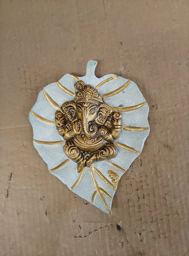 Craft Trade Ganesh Metal Vastu Idol Items Wall Decor Good Luck 7.5x6in