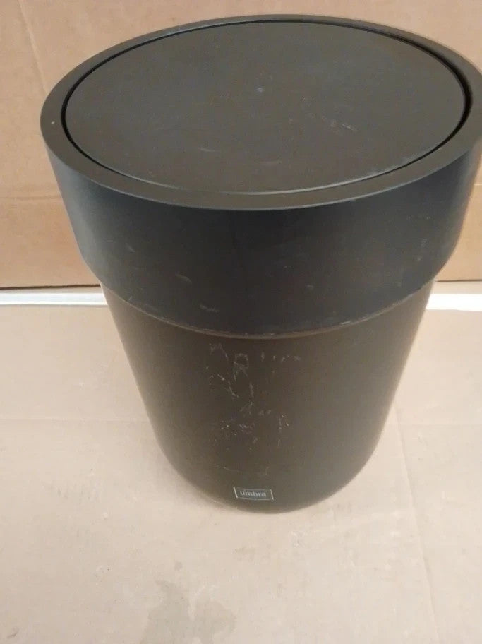 Umbra Touch Trash Can Small 1.6Gallon Garbage Bin Swing Lid Waste Basket New