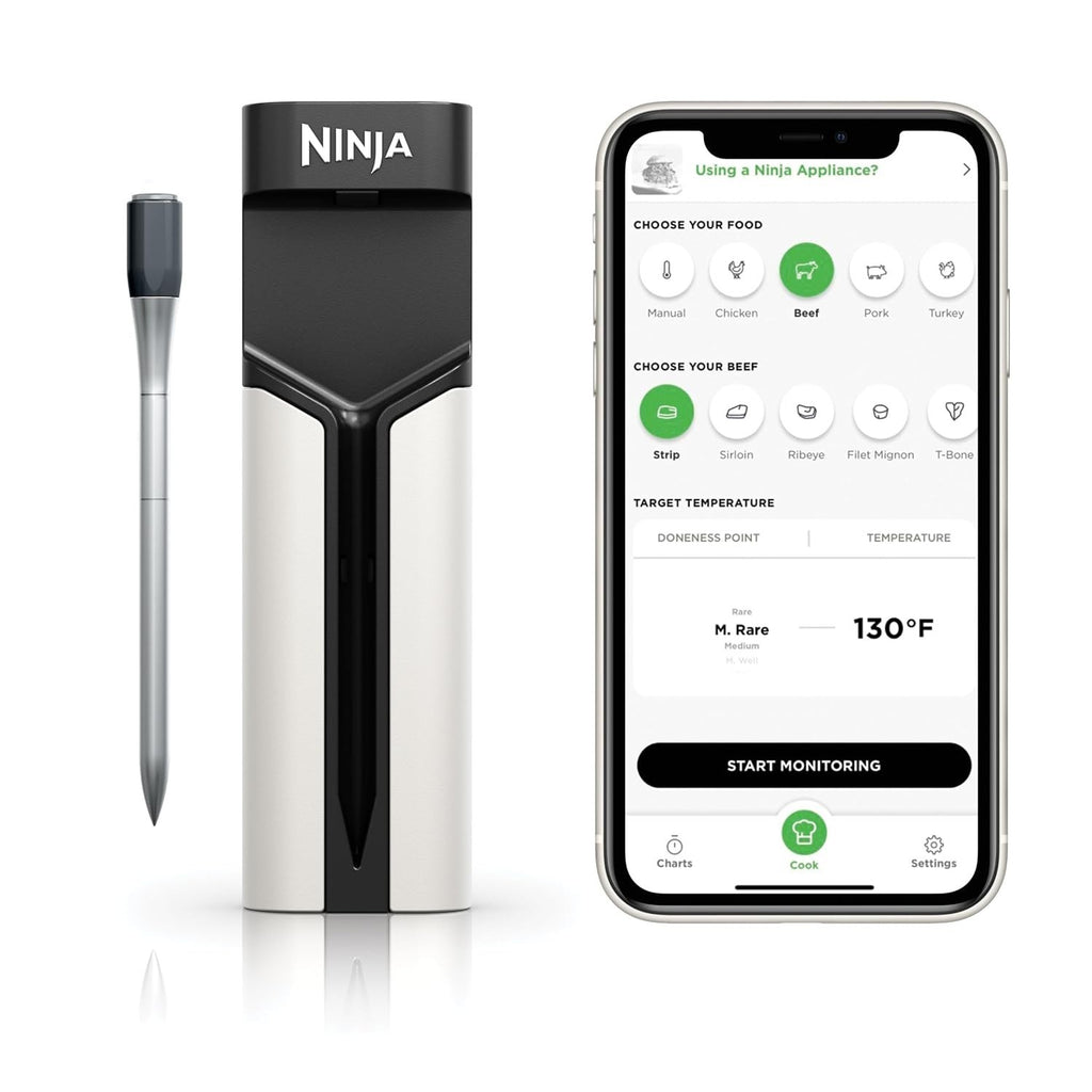 Ninja Prochef Wireless Meat Thermometer Probe Indoor Outdoor Cooking Grill New
