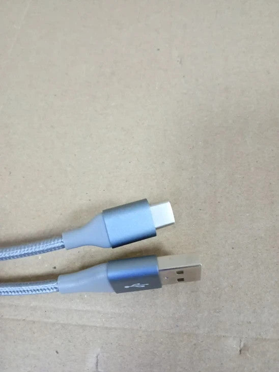 Amazon Basics USB C USB A 2.0 Fast Charger Cable Nylon Braided Cord 480mbps New