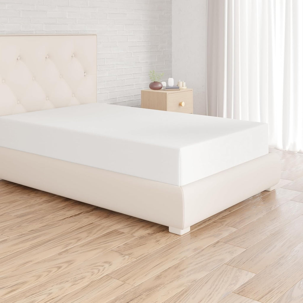 Amazon Basics Soft Microfibre Single Fitted Sheet Deep Pocket 12in 30cm New