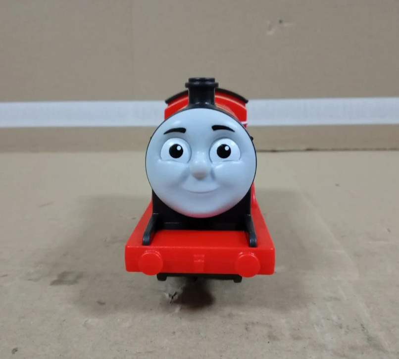 Thomas Friends Motorized James Train Battery Powered Engine Cargo Car Design