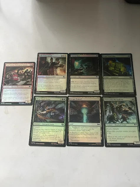 Magic The Gathering Teenage Mutant Ninja Turtles Collector Booster Pack Opened