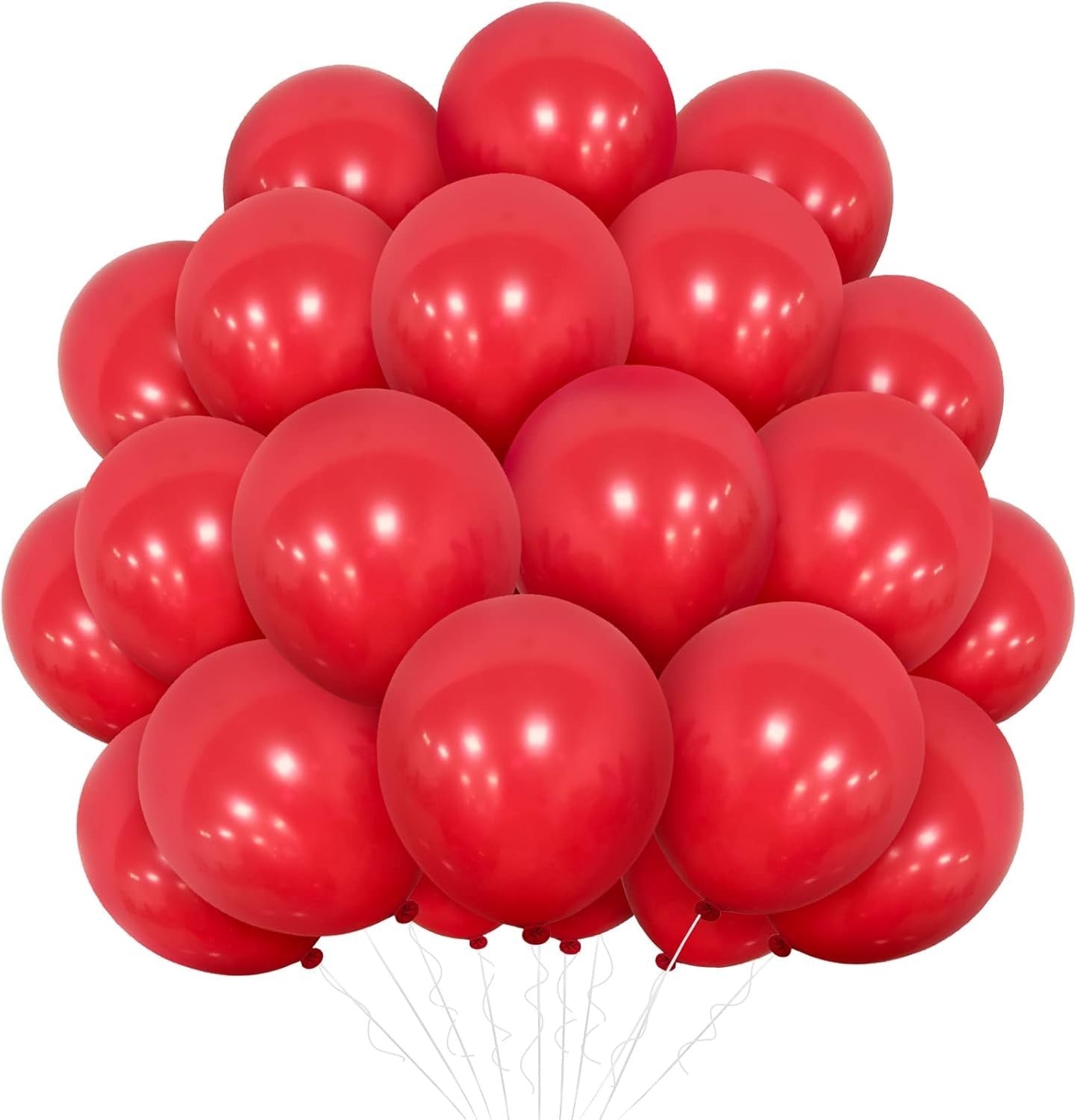 Eitolo Red Latex Balloons 10 Inch Matte Party Decorations Birthday Wedding