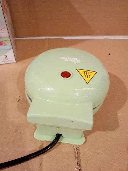 Giles Posner Mini Waffle Maker Compact Non Stick Iron Machine 15x10.5x22.4cm
