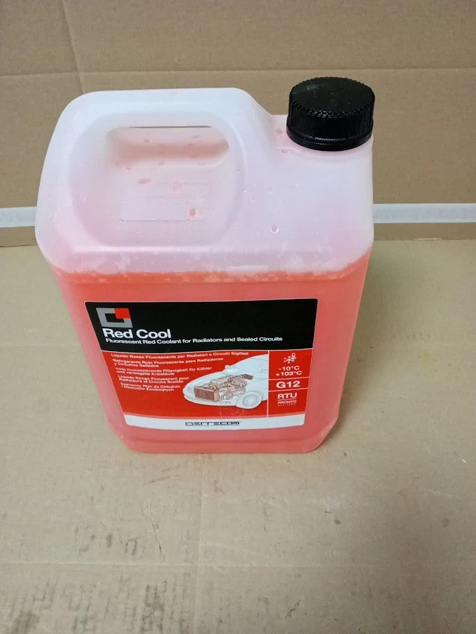 Errecom Red Cool Antifreeze -10c/+103c Fluorescent Formulation Organic Based New