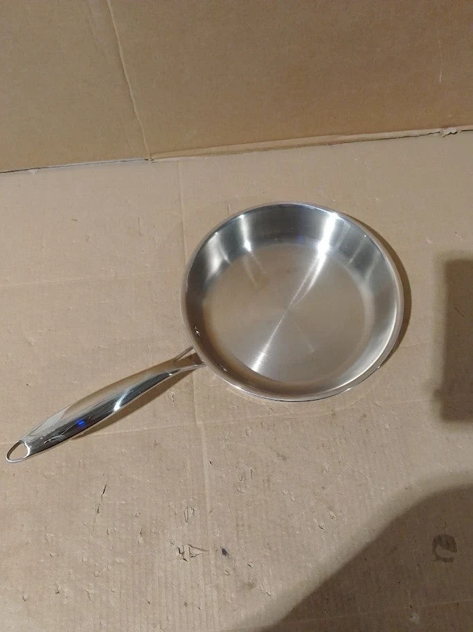 Ibli Triply Natural Frying Pan 24cm Perfect Evreyday Cooking Free Silver