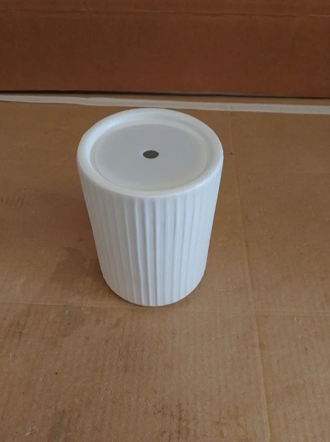 Argos Home Ribbed Toilet Brush White Bathroom WC Cleaning Holder Set Design