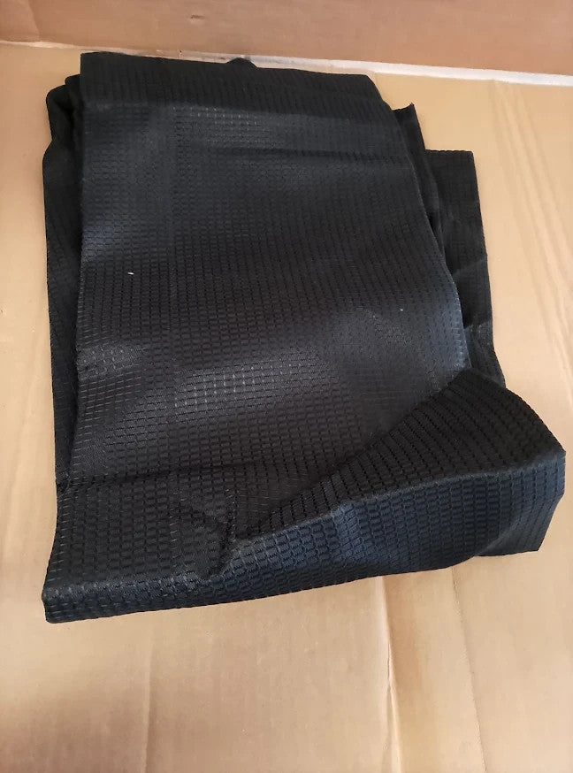 Argos Home Black Waffle Shower Curtain Bathroom Bath Waterproof Curtain Design