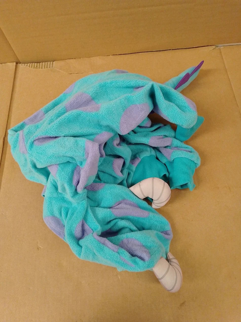 Sincere Party Blue Monster Costume Kids Soft Cozy Warm Animal Age 6-8 Unisex