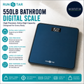 RunSTAR 550lb Bathroom Digital Scale Body Weight Ultra Wide Platform Large