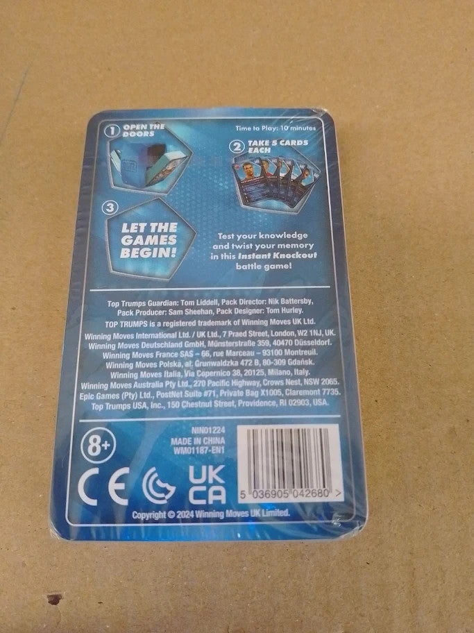 Top Trumps World Football Stars Quiz Game 500 Questions Cardboard New