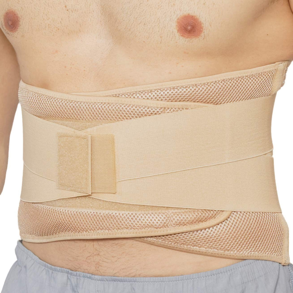 Neotech Care Back Support Belt Lumbar Lower Pain Unisex Beige Medium New