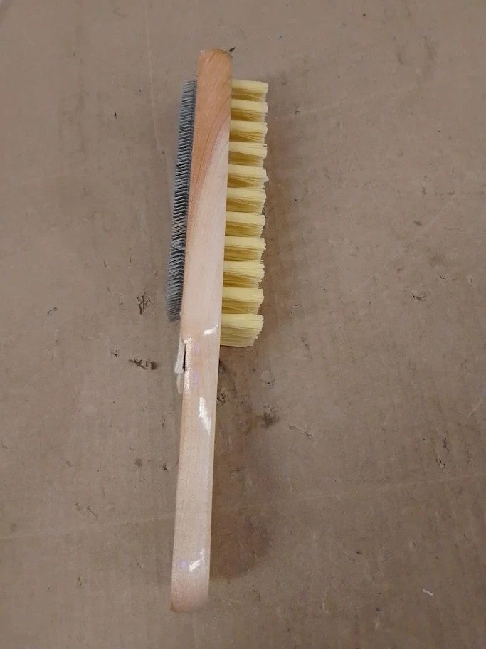 Nicholson Crescent 21467 File Card Brush Wood Base 10x254mm File Maintenance
