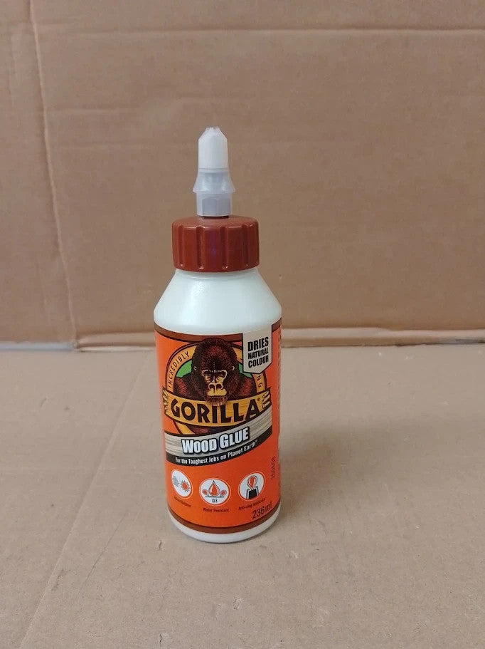 Gorilla Waterproof Wood Glue Woodworking Repair Furniture 236ml