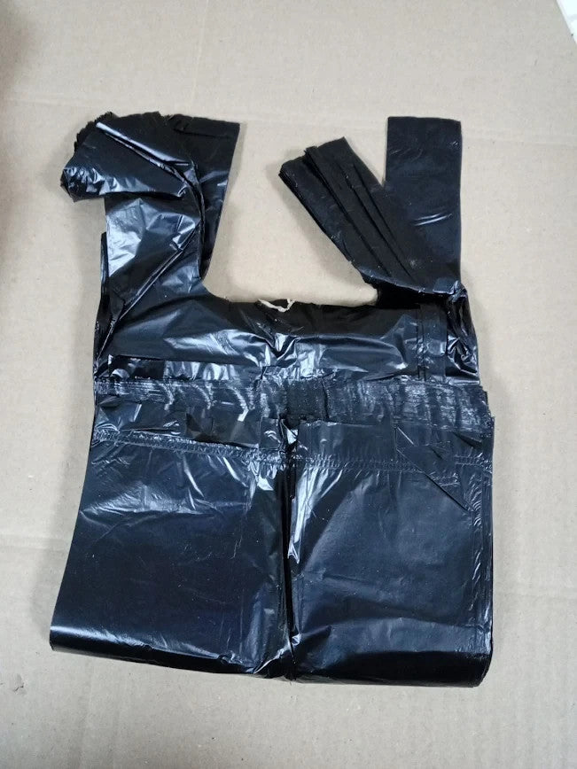 Rosewood Dog Poo Bags Handles 100 Easy Clean Up Loose Packed Black New