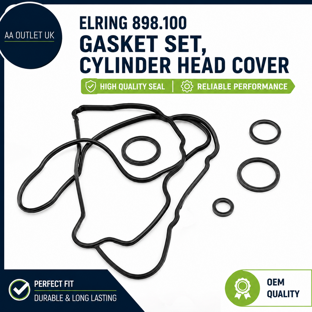 Elring 898.100 Gasket Set Cylinder Head Cover Durability Quality Black