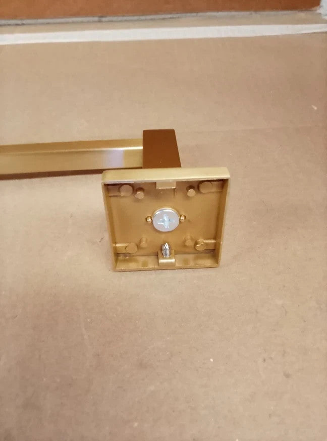 Argos Home Wall Mounted Towel Rail Brushed Gold Bathroom Towel Holder Design New