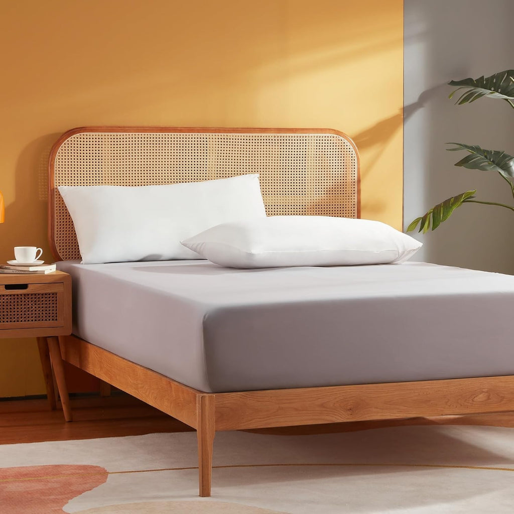 Sonive Double Fitted Soft Brushed Polyester Breathable Bed Sheets Extra New