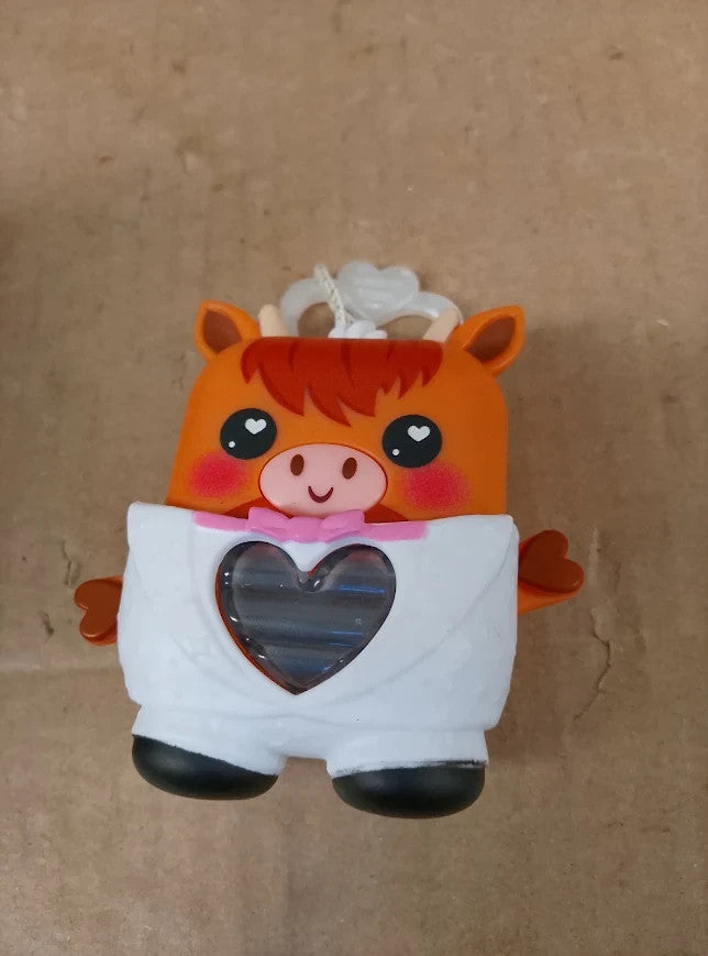 Hasbro Nano Mals Cowbert The Highland Cow Electronic Fidget Pet Brown New