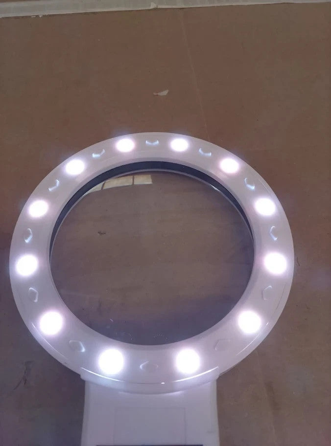 Magnifying Glass With Light Double Layer Lens Handheld Large Led Lighted