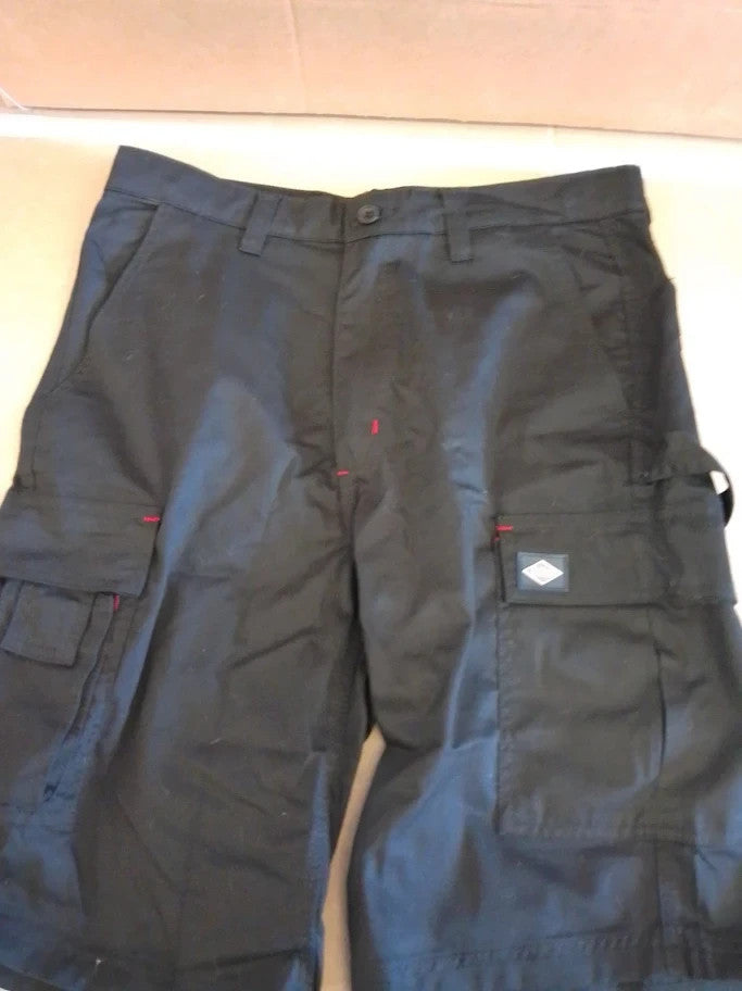 Lee Cooper men Lcsho806 Classic Multi Pocket Cargo Heavy Duty Short 34W New