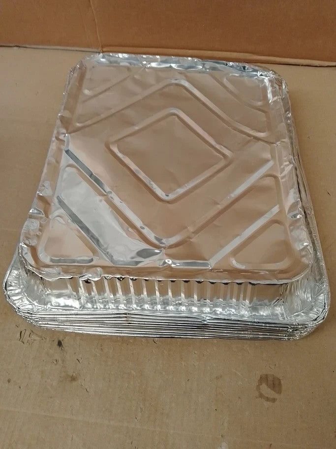 Sterling XL Aluminium Foil Trays 40cm Premium Deep Roasters For Events Silver