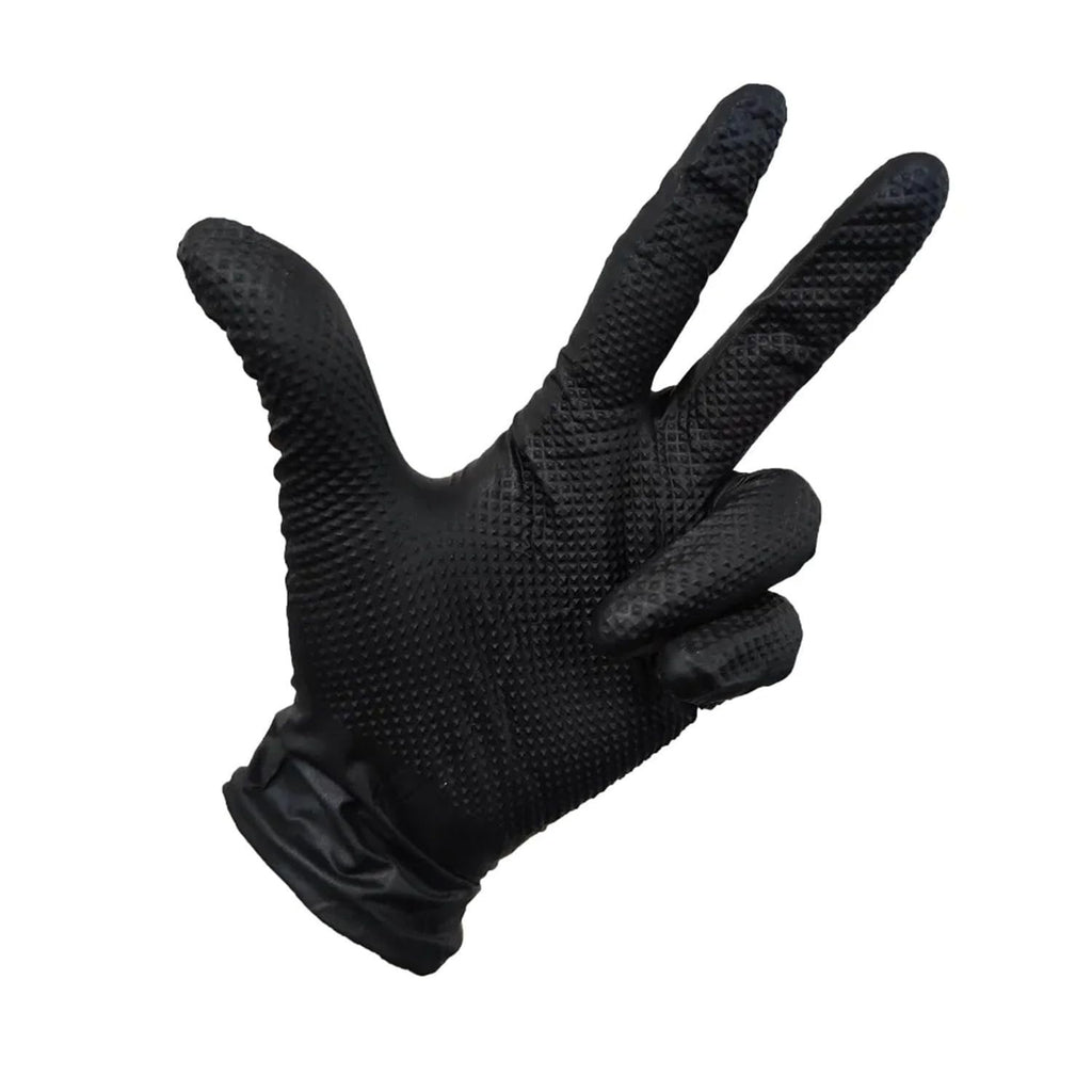 Arctic Hayes Dirty Grippers Diamond Grip Heavy Duty Nitrile Gloves Medium New