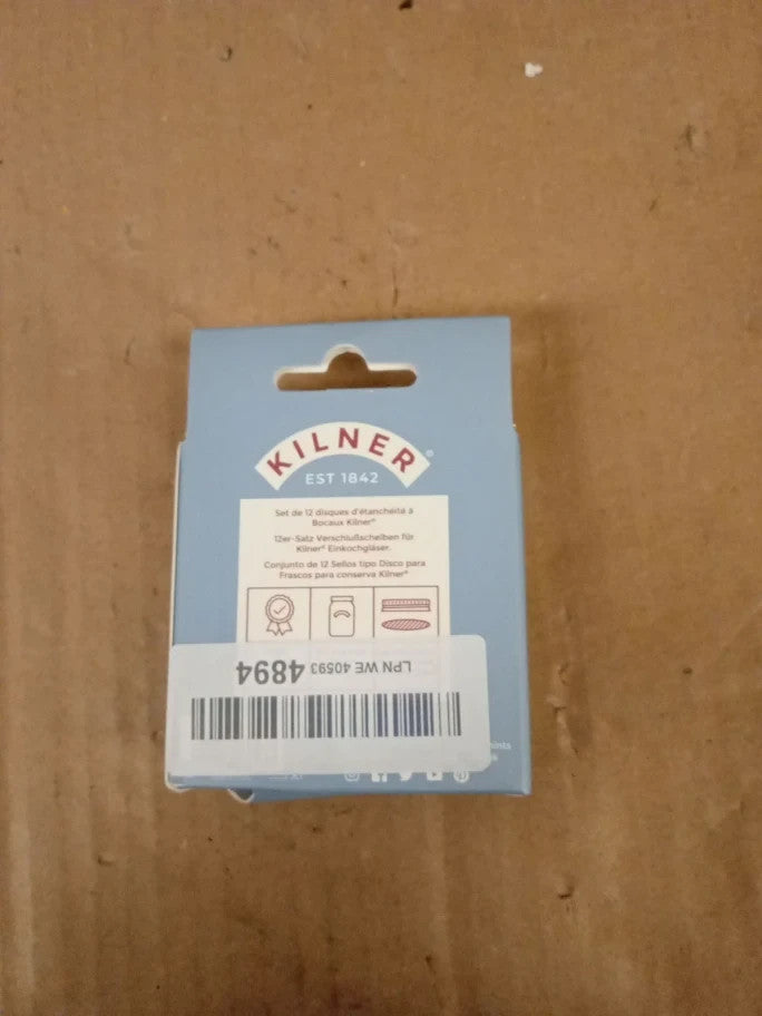 Kilner Preserve Sealing Discs 7cm Pack Of 12 Replacement Tin Sealing New