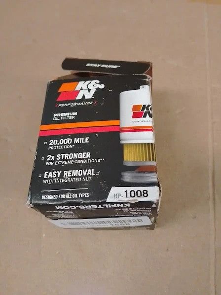 K&N Premium Oil Filter Heavy Duty Designed Protect Your Engine 8x8x7.4cm New