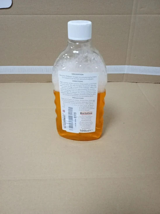 Bartoline Wallpaper Stripper 500ml Fast Acting Concentrated Solution