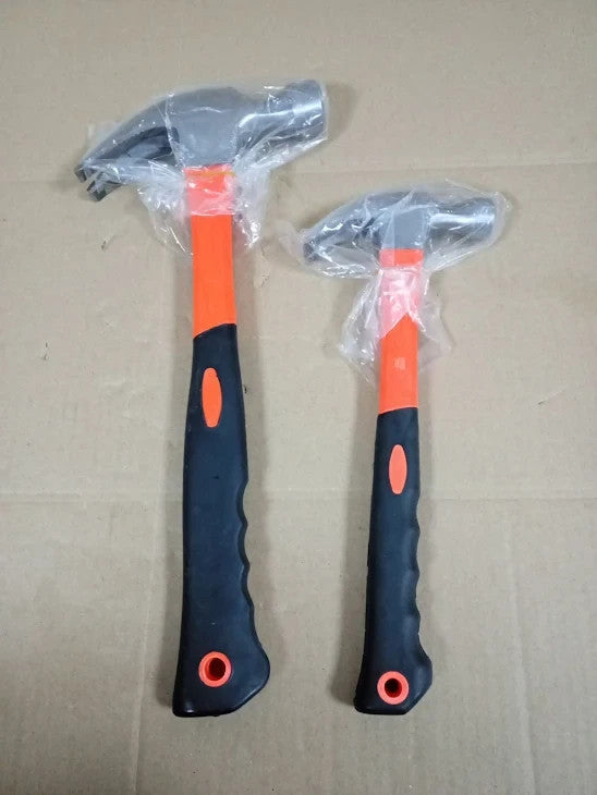 ASelected 2pc Sheep Horn Hammer 0.25Kg 0.75Kg Sturdy Forged Steel